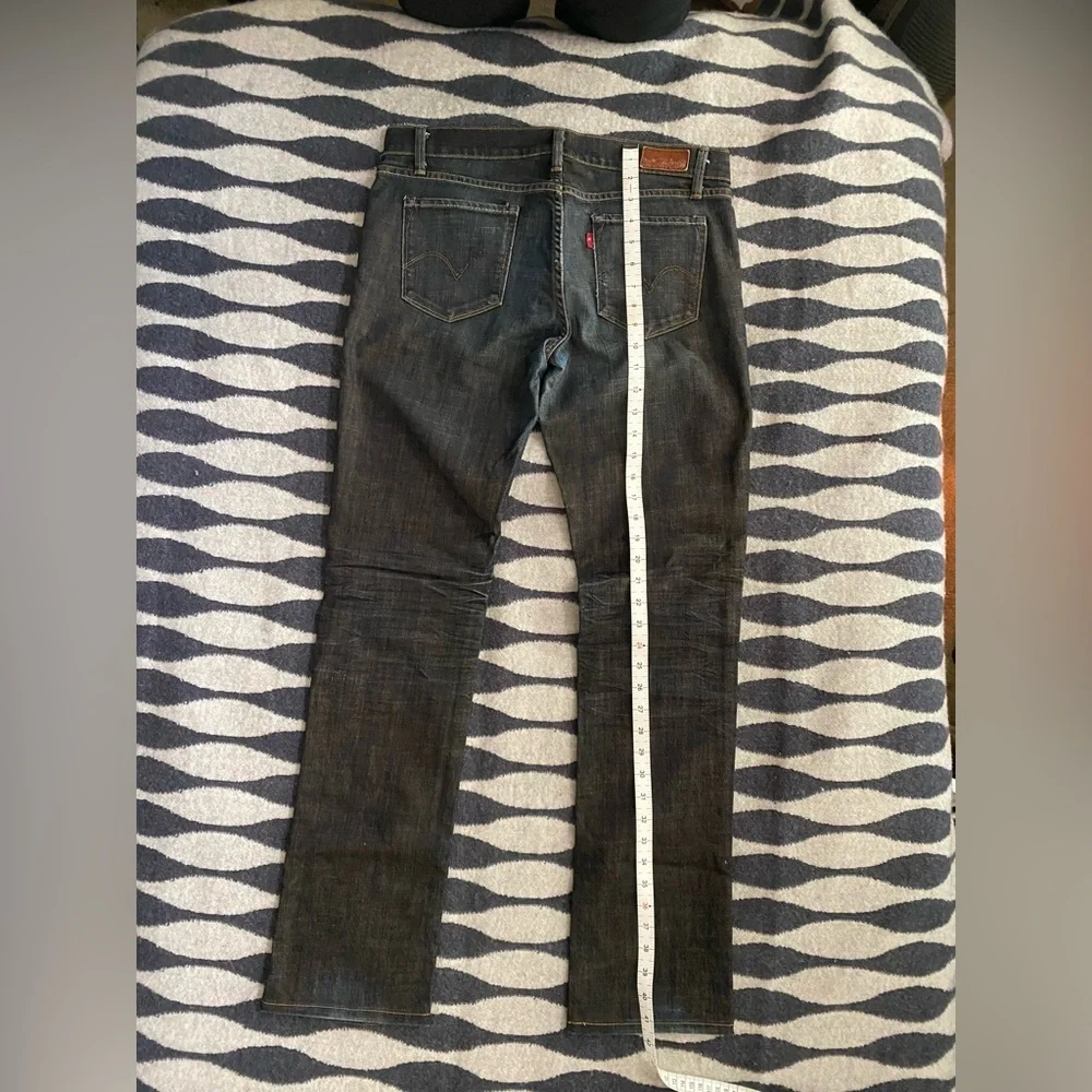 Levi’s Vintage 60’s Ruler Low Slim Straight Leg Jean (Capital E) Size 30 - Picture 12 of 14